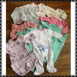 Lot of 10 Baby Sleepers